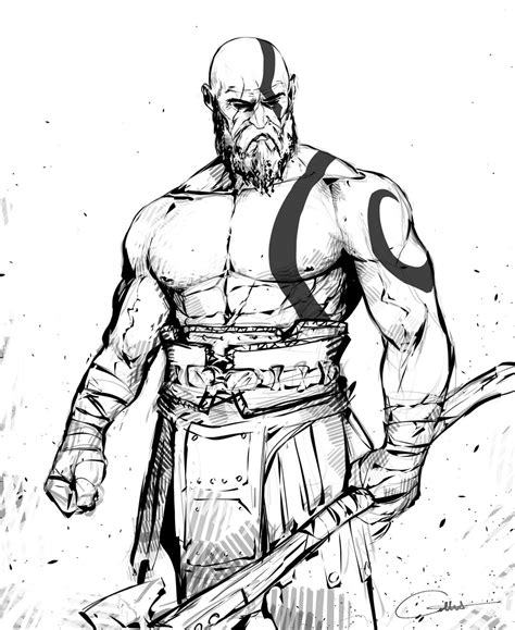 Kratos Fan Art Rfanart