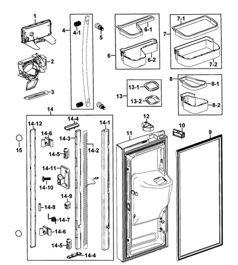 A Detailed Wiring Diagram Of A Samsung Refrigerator