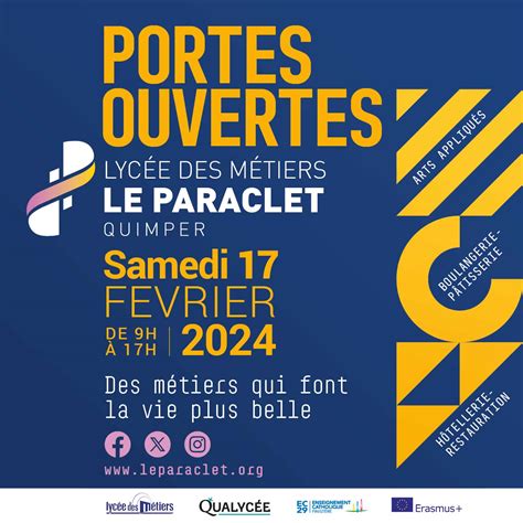 Porte Ouverte Lyc E Le Paraclet Quimper Direction De Lenseignement