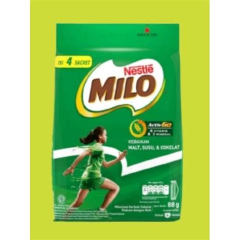 Jual Milo Active Go Milo In In Pouch Sachet Polybag X Gram