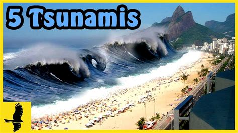 5 Tsunamis Die Mit Kamera Festgehalten Wurden Youtube