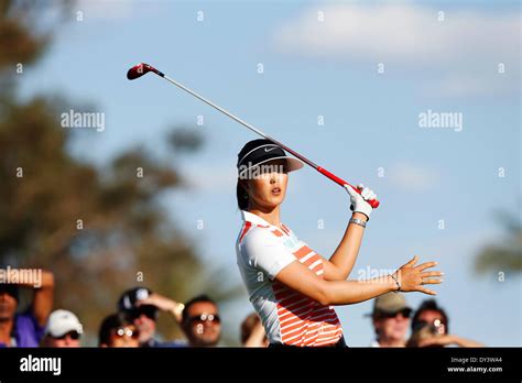 Rancho Mirage California USA 05th Apr 2013 Michelle Wie Hits A Tee