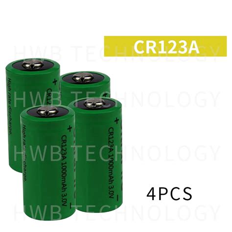 Batterie Aste Au Lithium 16340 1000mAh 3V Cr123a 16340 3 0V Rcr123a