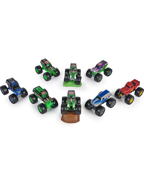 SPNM30925DFT MONSTER JAM GRAVE DIGGER 40TH ANNIVERSARY TRUCK SET 8PCS ...