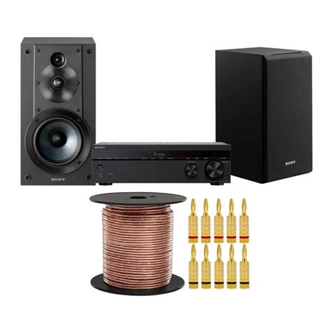 Sony STR-DH790 4K 7.2-Channel Home Theater AV Receiver w/Speaker System ...