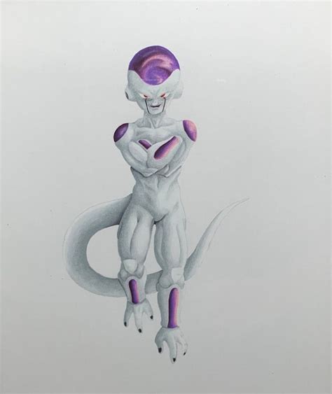 Final Form Frieza Colored Pencil Art - Etsy