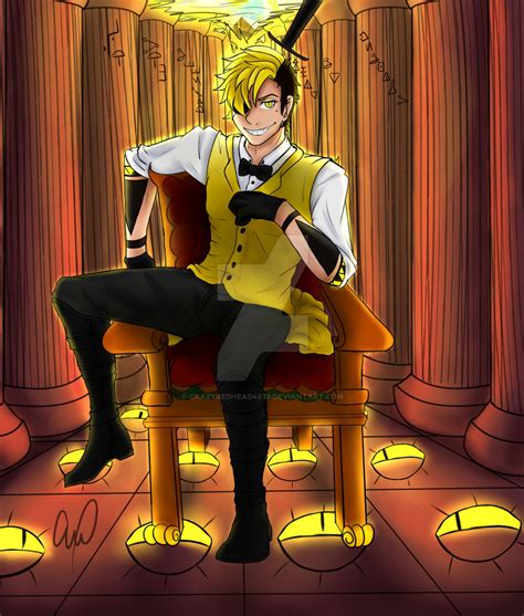 My Human Bill Cipher By Crazyredhead4678 On Deviantart