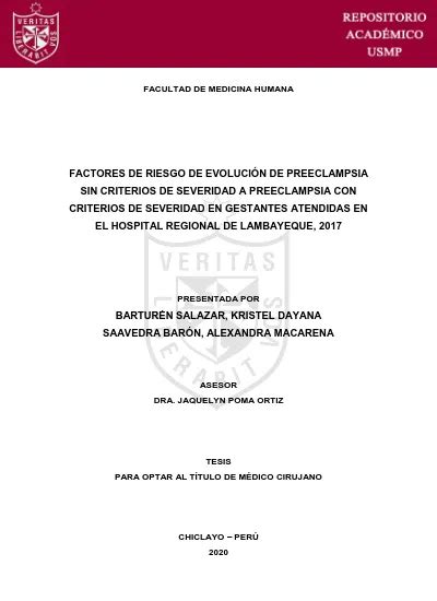 Factores de riesgo de evolución de preeclampsia sin criterios de