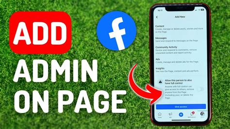 How To Add An Admin On Facebook Page YouTube