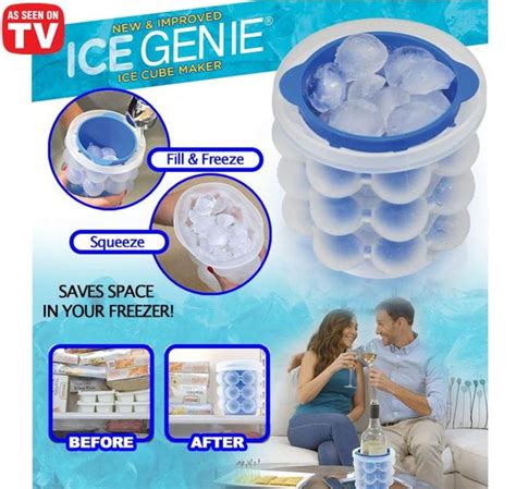 Mini Balde Forma De Gelo Em Silicone Ice Magic Cube Ice Cube Maker