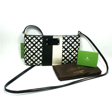 Kate Spade Presley Classic Spade Swing Bag Crossbody Bag Black