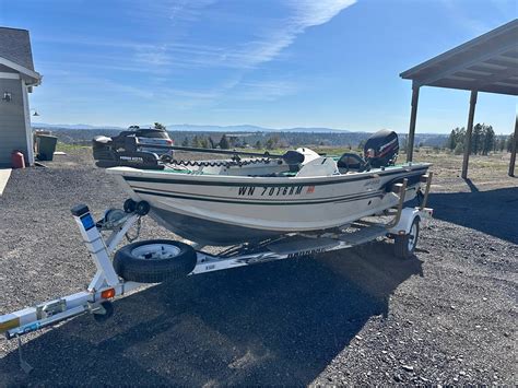 2001 Alumiweld 16 ft fishing boat - Boats - Spangle, Washington