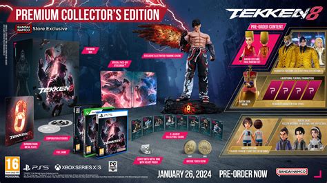 Tekken 8 Premium Collectors Edition Ps5 Store Bandai Namco