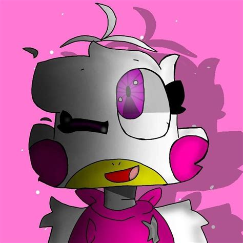 Me Fui Pero Regrese Y Un Dibujo De Funtime Chica Medio Kawaii FNaF