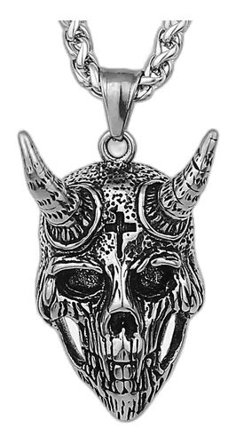 Ghost Store Collar Demoniaco Cr Neo Cruz Acero Inoxidable Cuotas Sin