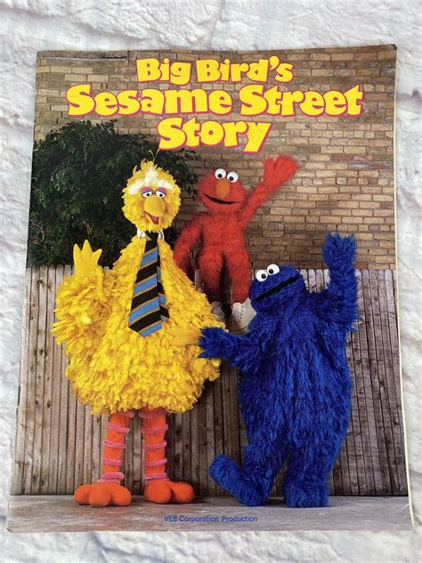 1988 Sesame Street Live Big Birds Sesame Street Story Program Souvenir Book Ebay