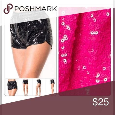 Hot Pink Sequin Shorts Sequin Shorts Pink Sequin Hot Pink Shorts
