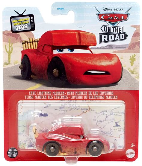 Disney Pixar Cars On The Road Cave Lightning McQueen 155 Diecast Car Mattel Toys - ToyWiz