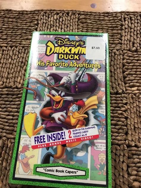 Disneys Darkwing Duck Comic Book Capers Vhs 1993 New Sealed Comic Books Movie Covers Comics