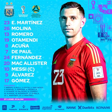 Selección Argentina 🇦🇷 On Twitter Qatar2022 📋 ¡once Inicial