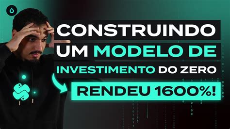 Criando um Algoritmo de Trading Python do ZERO ao avançado em UMA