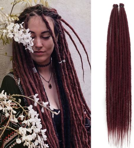 Amazon Dreadlock Extensions 24 Inch 20 Strands Synthetic Crochet