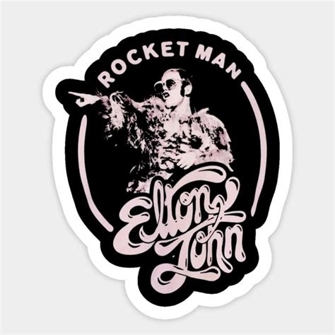 Elton John Sticker in 2024 | Elton john, Stickers, Printable stickers