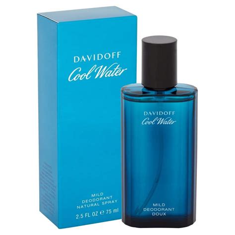 Cool Water By Davidoff For Men Mild Deodorant Spray Ounce Coun