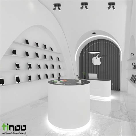 طراحی داخلی فروشگاه موبایل