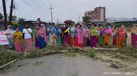 48 Hours Bandh Affects Normalcy In Gram Panchayat Areas In Manipur