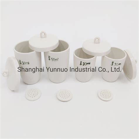 Glazed Porcelain Gooch Crucibles With Perforated Bottoms Gooch