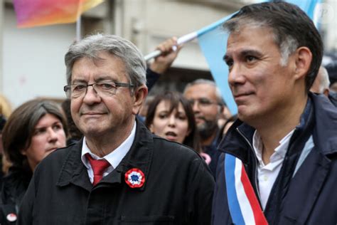 Photo Jean Luc M Lenchon Et Olivier Faure Marche Contre La Vie