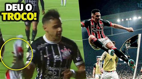 ROMERO FEZ O GOL E DEU O TROCO NA BANDEIRINHA DE ESCANTEIO DO SÃO PAULO