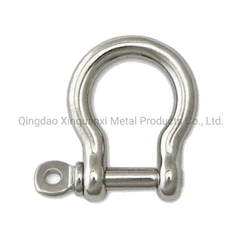 304 Stainless Steel M6 Bow Pin Screw Tow Shackles Boat Mooring Marine