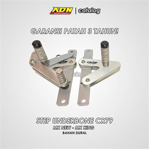 Jual Step Underbone CR79 Dural Mx New Mx King Double Disk UB Roadrace