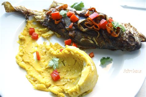 yam and fish - Afrolems Nigerian Food Blog