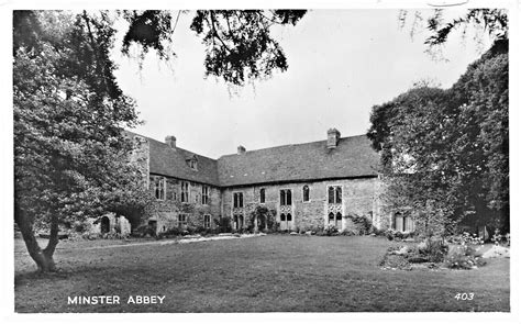 Minster Thanet Kent Englandminster Abbeysunbeam Real Photo Postcard