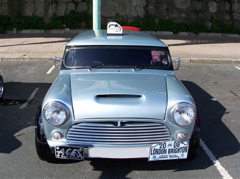 Classic Mini S Style Fiberglass Bonnet Hood