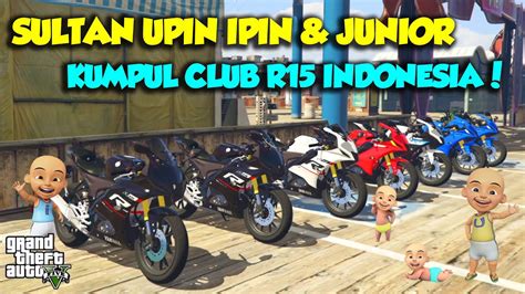 Sultan Upin Ipin Kumpul Komunitas Yamaha R Indonesia Konvoi Motor