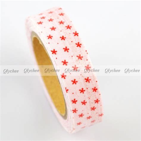 New Patterns self-adhesive 15mm Printing Cotton Fabric Tape DIY ...