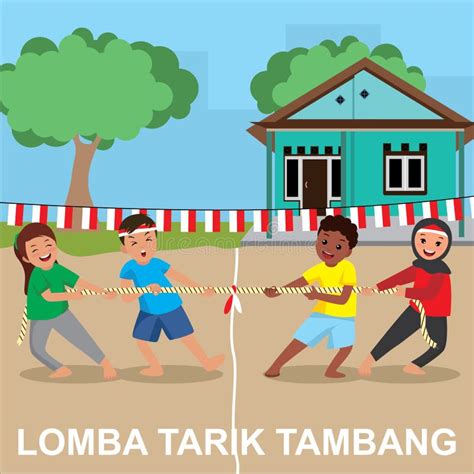 Tarik Tambang Is An Indonesia Tariditional Game And One Type Of