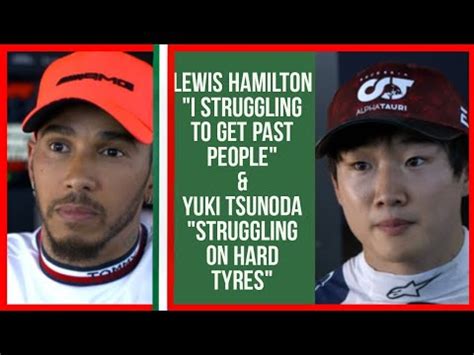 Lewis Hamilton Yuki Tsunoda Post Qualifying Interview Italian Gp