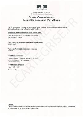 Verdrehte Definition Intakt Certificat De Cession D Un Vehicule D