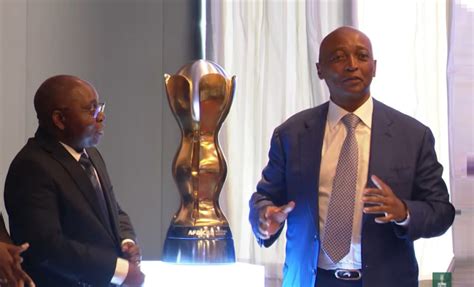 African Football League Patrice Motsepe D Voile Le Troph E De La