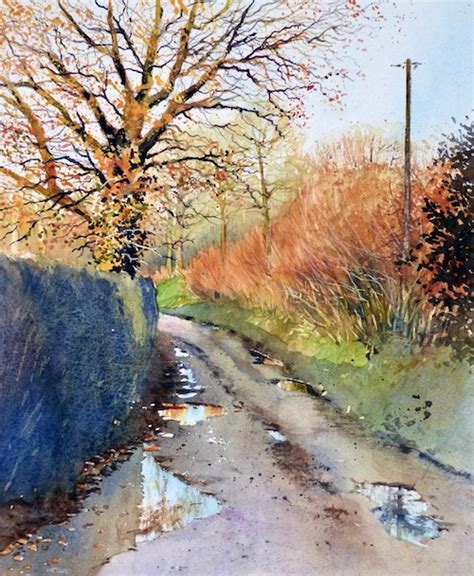 How To Paint Puddles In Watercolour Artists And Illustrators