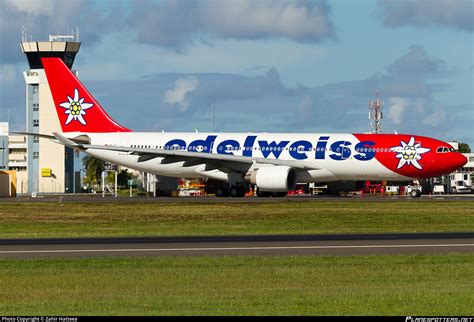 Hb Iqi Edelweiss Air Airbus A Photo By Zahir Hatteea Id