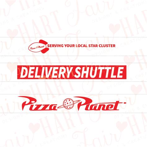 14 Pizza Planet Box Graphics Large 14x14 Etsy