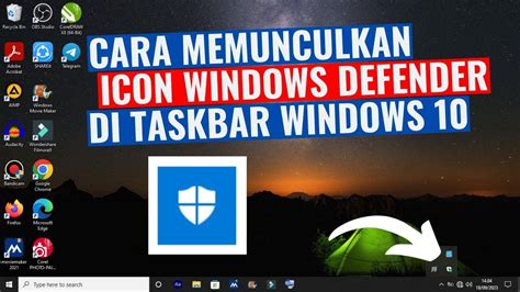 Cara Memunculkan Icon Windows Defender Di Taskbar Windows Youtube