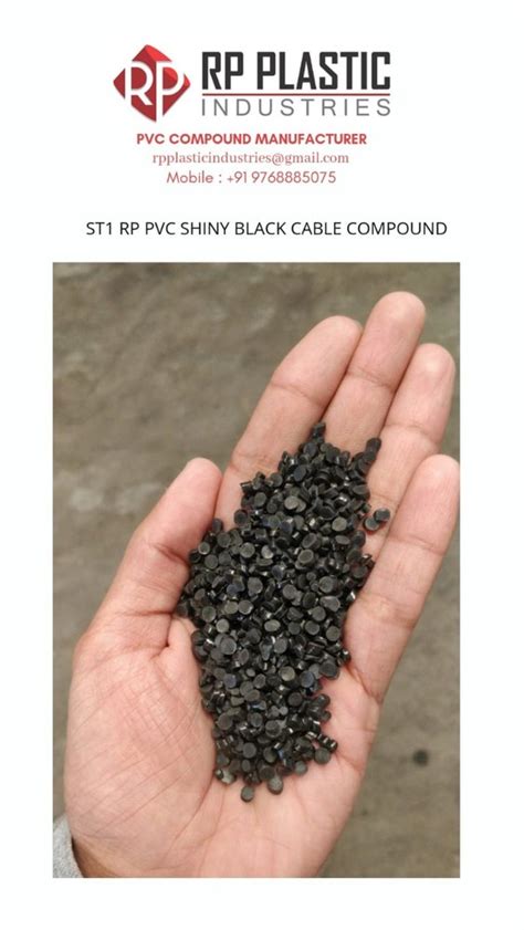 Black Reprocessed Soft Pvc Granules Rs 70 Kg R P Plastic Industries