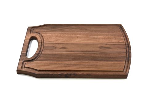 Wood Cutting Board with Handle and Juice Groove